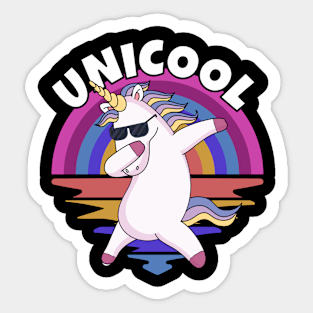 Unicool - Cool Unicorn Sticker